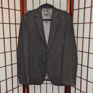 Massimo Dutti Italian extra fine wool blazer sz 40